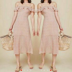 reformation hydrangea dress